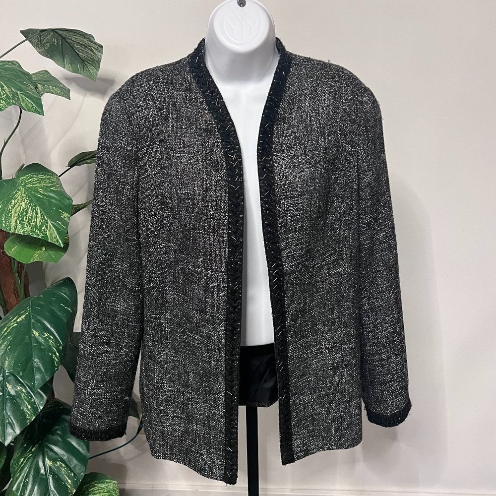 Gray Coldwater Creek Jacket Size Medium